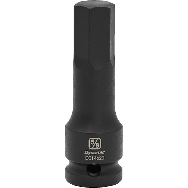 Tools 1/2" Drive SAE Hex Head, 5/8", Bit Impact Socket